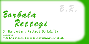 borbala rettegi business card